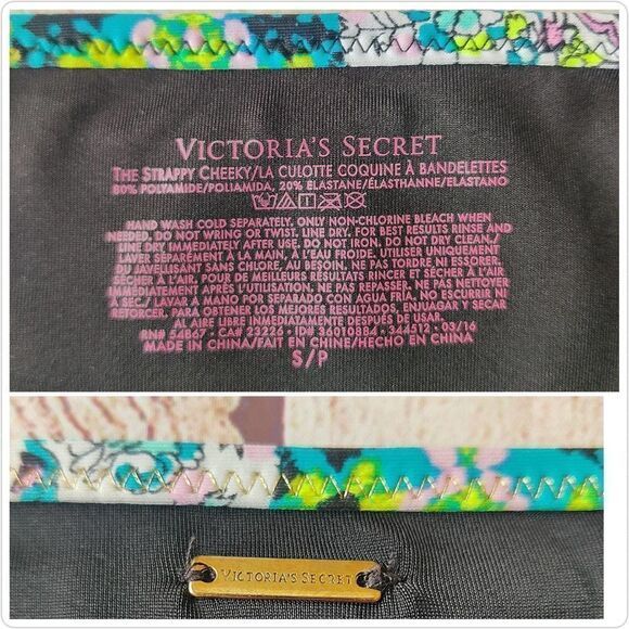 Victoria's Secret Strappy off shoulder bikini top & cheeky bikini bottom set S - Picture 10 of 10